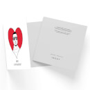 Kanye Be My Valentine? Square Greetings Card (14.8cm x 14.8cm)