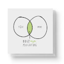 Holy Vegan Macaroni Square Greetings Card (14.8cm x 14.8cm)