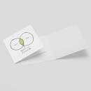 Holy Vegan Macaroni Square Greetings Card (14.8cm x 14.8cm)