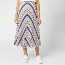 BOSS Women's Bareny Midi Skirt - Pink/Blue/Tan