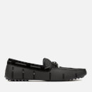 Swims Men's Braided Lace Lux Driver Loafers - Black/Graphite