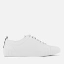 HUGO Men's Zero Leather Tennis Trainers - White
