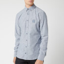 BOSS Men's Mabsoot Long Sleeved Shirt - Dark Blue
