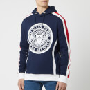 Balmain Men's Flocked Coin Hoodie - Multi