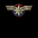 Captain Marvel Chest Emblem Women's T-Shirt - Black