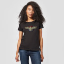 Captain Marvel Chest Emblem Women's T-Shirt - Black