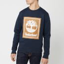 Timberland Men's Stack Logo Sweatshirt - Dark Sapphire