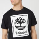 Timberland Men's Stack Logo T-Shirt - Black