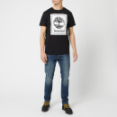 Timberland Men's Stack Logo T-Shirt - Black