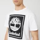 Timberland Men's Stack Logo T-Shirt - White