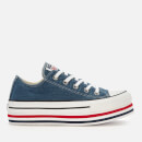 Converse Women's Chuck Taylor All Star Platform Layer Ox Trainers - Mason Blue/White/Black