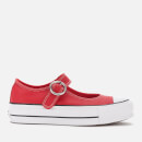 Converse Women's Chuck Taylor All Star Mary Jane Ox Flats - Enamel Red/Black/White