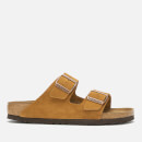 Birkenstock Women's Arizona Sfb Suede Double Strap Sandals - Mink