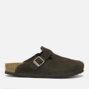 Birkenstock Men's Boston Suede Mules - Mocca
