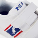 Polo Ralph Lauren Toddlers' Quigley Ez Velcro Trainers - White/Royal Red/White PP