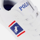Polo Ralph Lauren Kids' Quigley Low Top Trainers - White/Royal Red/White PP