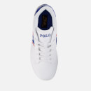 Polo Ralph Lauren Kids' Quigley Low Top Trainers - White/Royal Red/White PP