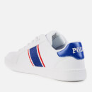 Polo Ralph Lauren Kids' Quigley Low Top Trainers - White/Royal Red/White PP