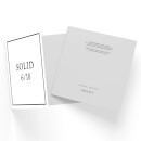 Solid 6/10 Square Greetings Card (14.8cm x 14.8cm)