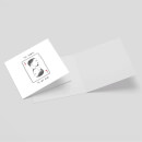 The Kanye To My Kim Square Greetings Card (14.8cm x 14.8cm)