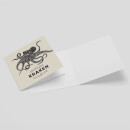 Thanks For Kraken On With Me Square Greetings Card (14.8cm x 14.8cm)