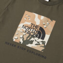 The North Face Kids' Youth Box Short Sleeve T-Shirt - Kelp Tan
