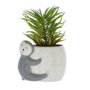 Candlelight Sloth Planter