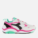 Diadora Women's Whizz Run Trainers - White/Fluo Fuchsia/Electric GR