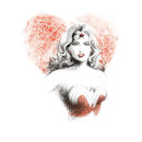 Wonder Woman Love Sweatshirt - White