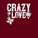 Batman Crazy In Love Women's Sweatshirt - Burgundy