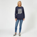 Aquaman Love As Deep As The Ocean Women's Sweatshirt - Navy