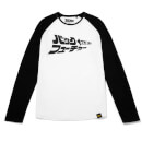 Global Legacy Back to the Future Kana t-shirt met raglanmouwen - Zwart/wit