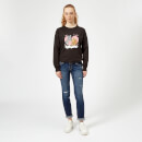 Disney Lady And The Tramp Love Women's Sweatshirt - Black