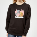 Disney Lady And The Tramp Love Women's Sweatshirt - Black
