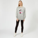 Disney Minnie Mouse Love Heart Women's Sweatshirt - Grey