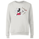 Disney Mickey Cupid Women's Sweatshirt - White