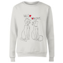 Disney Aristocats We Go Together Women's Sweatshirt - White
