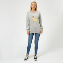 Disney Pluto Love Heart Women's Sweatshirt - Grey