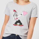 Disney Goofy Love Heart Women's T-Shirt - Grey