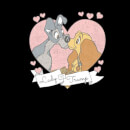 Disney Lady And The Tramp Love Women's T-Shirt - Black