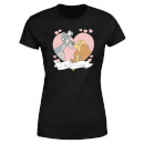 Disney Lady And The Tramp Love Women's T-Shirt - Black