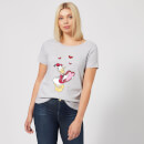 Disney Donald Duck Love Heart Women's T-Shirt - Grey