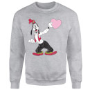 Disney Goofy Love Heart Sweatshirt - Grey