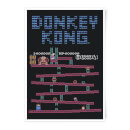 Nintendo Donkey Kong Retro Level Art Print