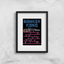 Nintendo Donkey Kong Retro Level Art Print