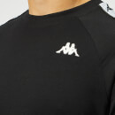 Kappa Men's Banda Coen Short Sleeve T-Shirt - Black