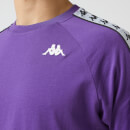 Kappa Men's Banda Coen Short Sleeve T-Shirt - Violet Black