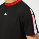 Kappa Men's Authentic Japan Barta Short Sleeve T-Shirt - Black
