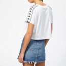 Kappa Women's Banda Apua Cropped Short Sleeve T-Shirt - White
