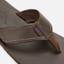 Polo Ralph Lauren Men's Sullivan Iii Tumbled Leather Sandals - Dark Brown